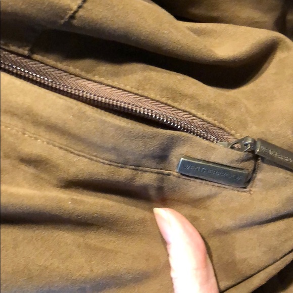 Vegan Suede bomber jacket - Picture 2 of 16